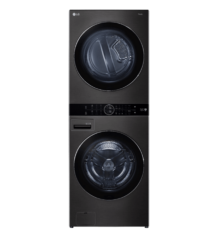 LG WashTower™Front Loading Washing Machine, 21 kg Washer + 16 Kg Dryer, Black, FWT2116BS