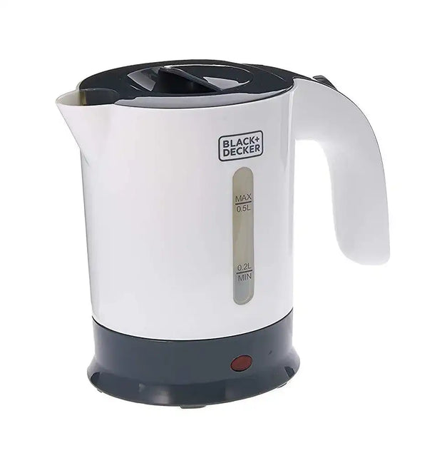 Black & Decker Electric Kettle, 0.5 Liter, 650 Watts, White – TR250JA