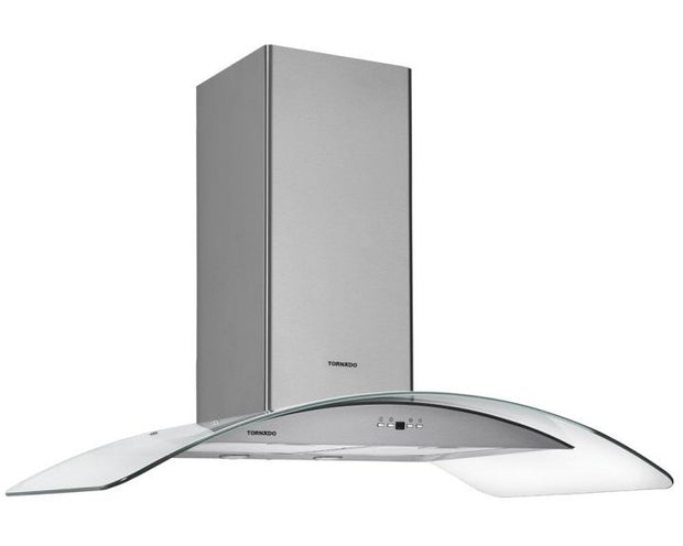 Tornado kitchen cooker hood 90 cm with 3 speeds in stainless color hos-d90esu-s