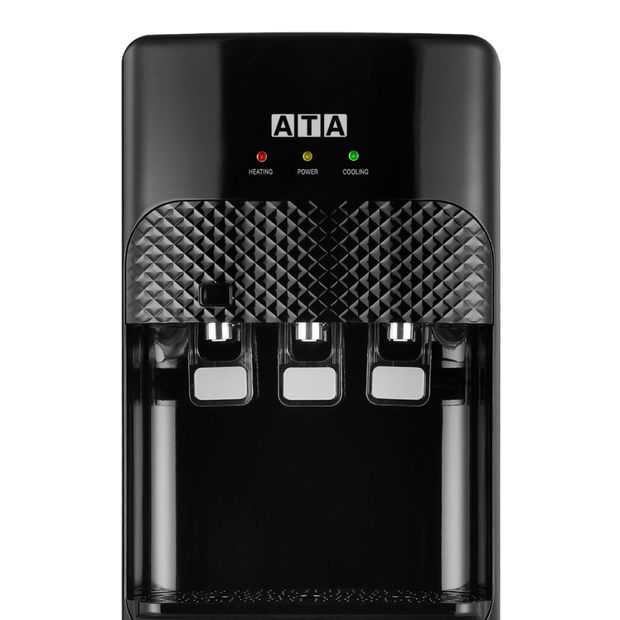 Diamond Water Dispenser A+ 3 faucets black With Cabin – WD002-DAI-ATA