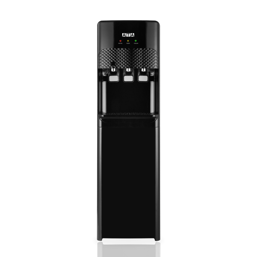 Diamond Water Dispenser A+ 3 faucets black With Cabin – WD002-DAI-ATA