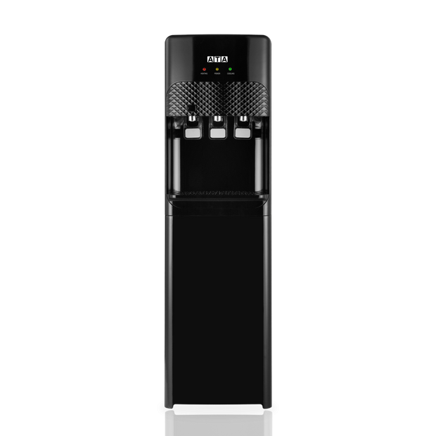 Diamond Water Dispenser A+ 3 faucets black With Cabin – WD002-DAI-ATA