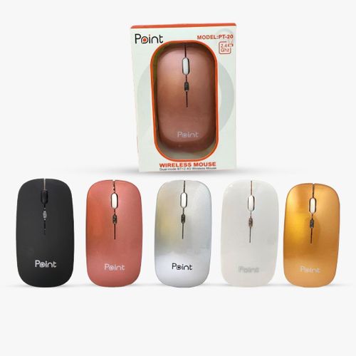 MOUSE WIRELESS PT-20 Pink POINT