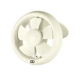 IDO Bathroom Ventilating Fan, 20cm, Circular, Ivory White, GVF20-OWH