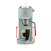 Dedica Duo EC890.GR, Barista Coffee Machine with Pump, Espresso and Cold Brew, Manual Machine with LatteArt Steam Rod, 15 cm Wide, 2 Espresso, Touch Screen, Cup up to 13 cm 1 L 1450 W EC890.GR Green