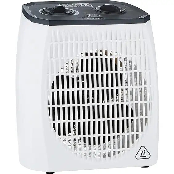 Black & Decker HX310 Vertical Fan Heater, 2000 Watt - White