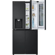 LG Instaview DID No Frost Four Doors Refrigerator With Inverter Technology, 508 Liter, Black - GC-X22FFQAB