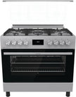 Gorenje 90 cm Freestanding Gas Cooker GGI9C20X– Powerful 5-Burner Stove with Triple Ring Burner, 105L Fan-Assisted Oven, and Catalytic Self-Cleaning
