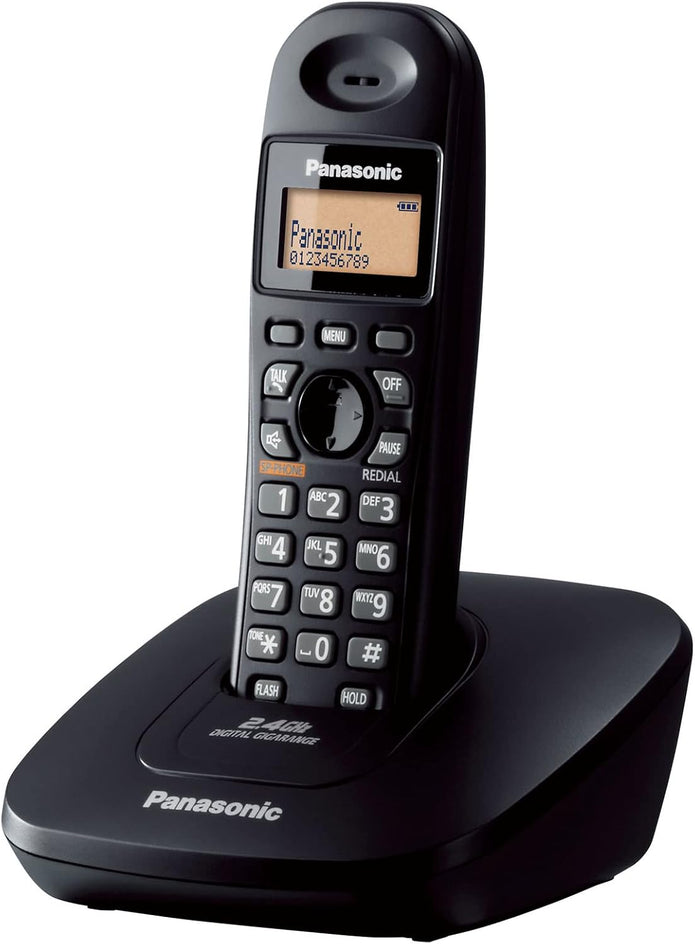 Panasonic Wireless Landline, Black - KX-TG3611