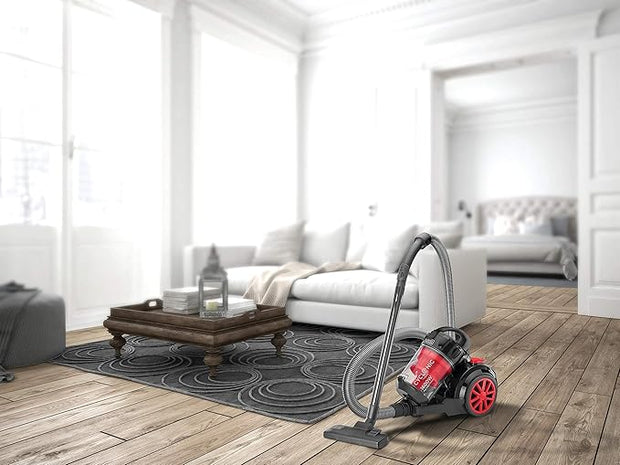 Black & Decker 1600W Bagless Cyclonic Canister Vacuum Cleaner, Multi Color - Vm1680-B5