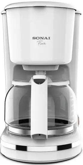 Sonai SH-1210 Filter Coffee Machine, 870 watt - White