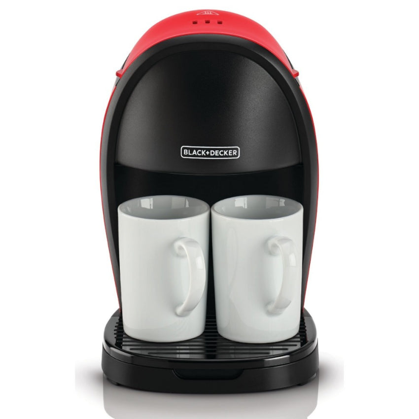 Black & Decker Coffee Maker DCM48 450W 250ml Red and Black