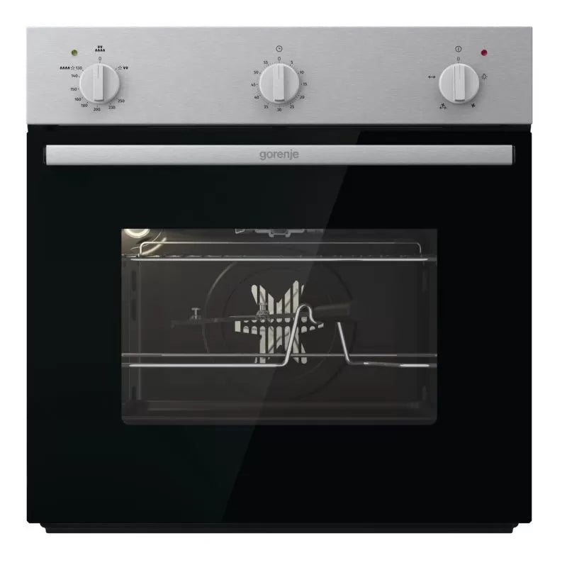 Gorenje Built-In Gas Oven 60 cm Gas Grill - BOG6622E00X.Gas hob, 90 cm, stainless steel, Gorenje Freestanding Chimney Hood 90 cm 695 m3/h WHC924EX5 burners, front controls, , cast iron support, full safety.GW9C51X,