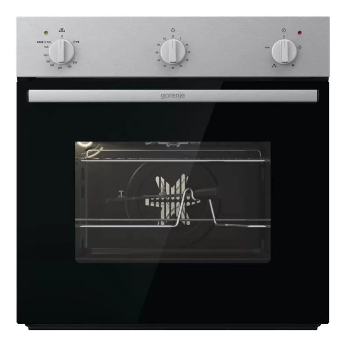 Gorenje Built-In Gas Oven 60 cm Gas Grill - BOG6622E00X.Gas hob, 90 cm, stainless steel, Gorenje Freestanding Chimney Hood 90 cm 695 m3/h WHC924EX5 burners, front controls, , cast iron support, full safety.GW9C51X,