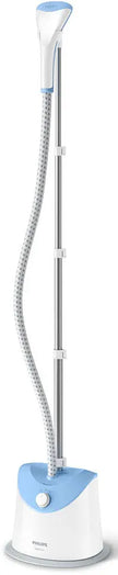Philips Easy Touch Stand Garment Steamer, 1600 Watt, Blue x White, GC482-26
