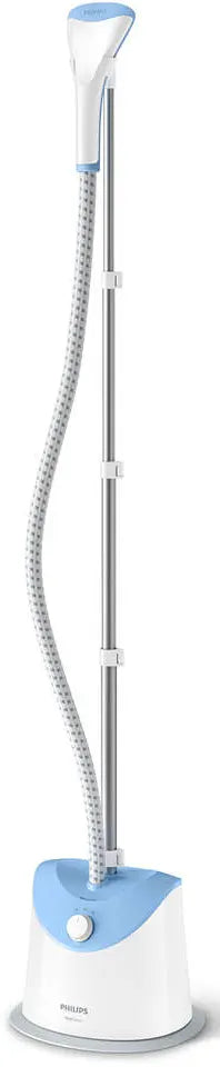Philips Easy Touch Stand Garment Steamer, 1600 Watt, Blue x White, GC482-26