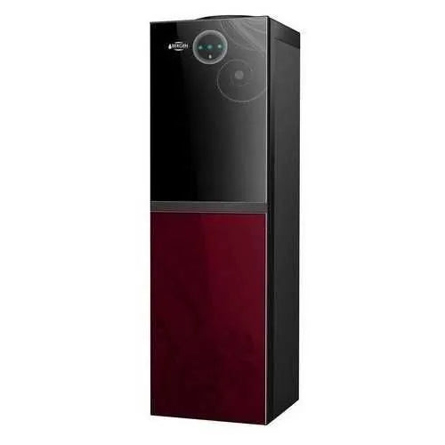Bergen Water Dispenser 3 Taps With Refrigerator 2.5 Feet Black and Red BYB 538 Red