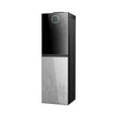 Bergen Water Dispenser 3 Taps With Refrigerator 2.5 Feet Black and Silver BYB 538 Silver