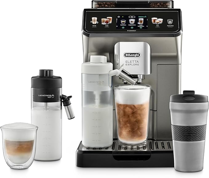 Eletta Explore Cold Extraction Technology 1.8 L 1450 W ECAM450.86.T Silver/Black