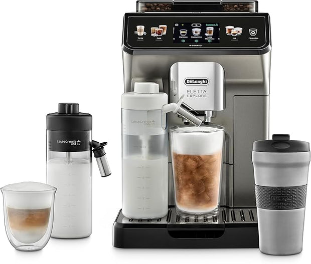 Eletta Explore Cold Extraction Technology 1.8 L 1450 W ECAM450.86.T Silver/Black