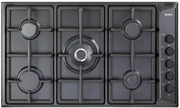 Builtin Gas Hob 90 cm black , 5 burners, side control knobs.EN95-545 ANT