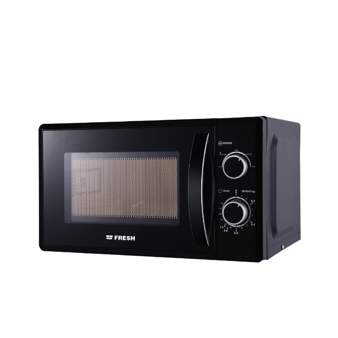 ميكروويف فريش FMW-20MC-BM، سعة 20 لتر، 700 وات، اسود - Fresh-500015993