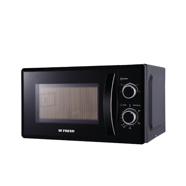 ميكروويف فريش FMW-20MC-BM، سعة 20 لتر، 700 وات، اسود - Fresh-500015993