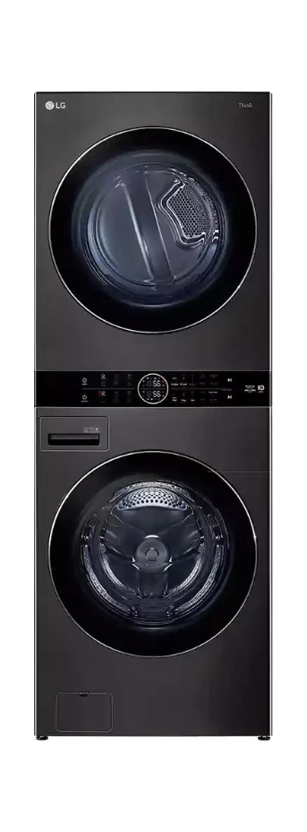 LG WashTower™Front Loading Washing Machine, 21 kg Washer + 16 Kg Dryer, Black, FWT2116BS