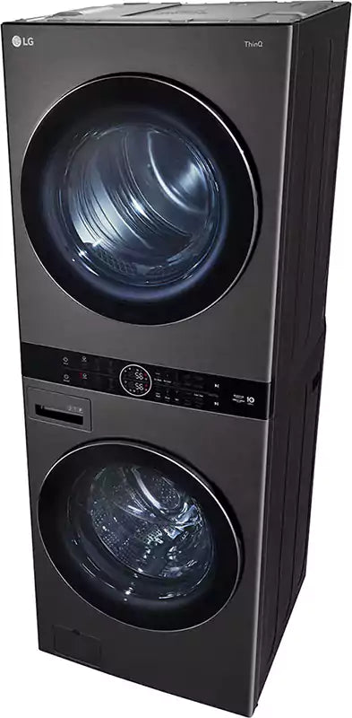 LG WashTower™Front Loading Washing Machine, 21 kg Washer + 16 Kg Dryer, Black, FWT2116BS