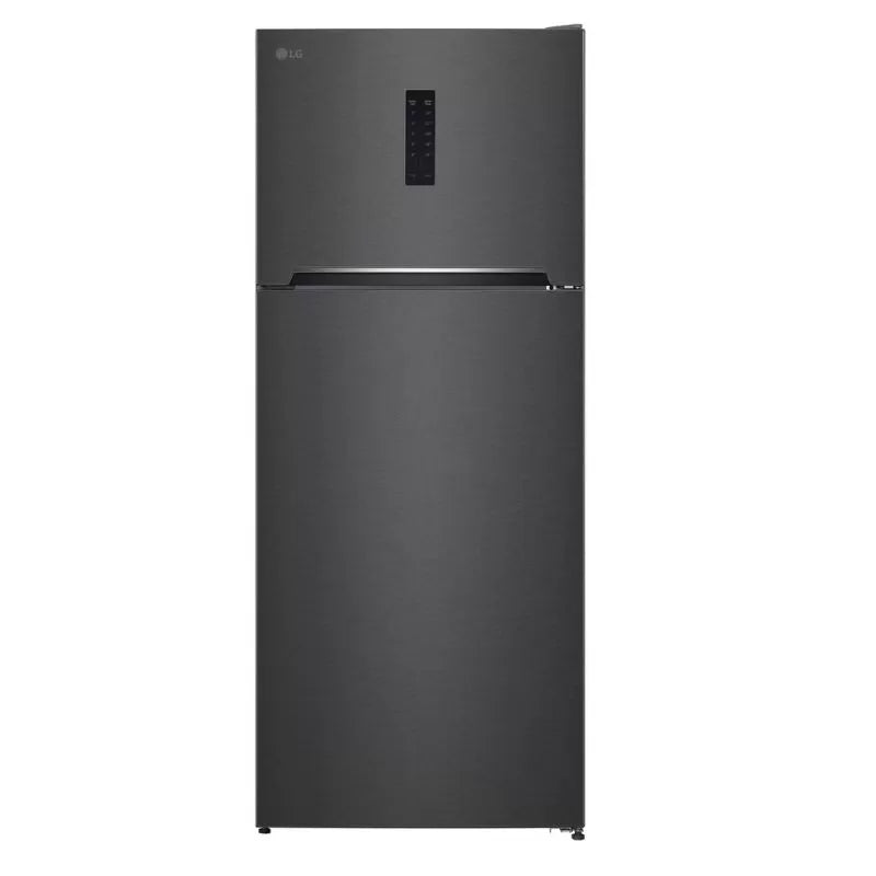 LG Refrigerator 410 Liter Top Mount Freezer Black Multi Air Flow GTF402SBAN