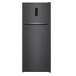 LG Refrigerator 410 Liter Top Mount Freezer Black Multi Air Flow GTF402SBAN