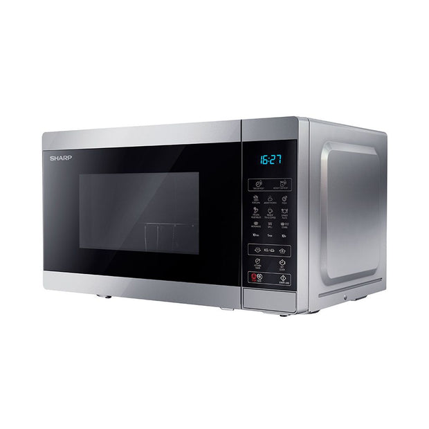 ميكروويف شارب بالشواية 25 لتر 900 وات 6 قوائم طعام فضي R-250MGR-SL2