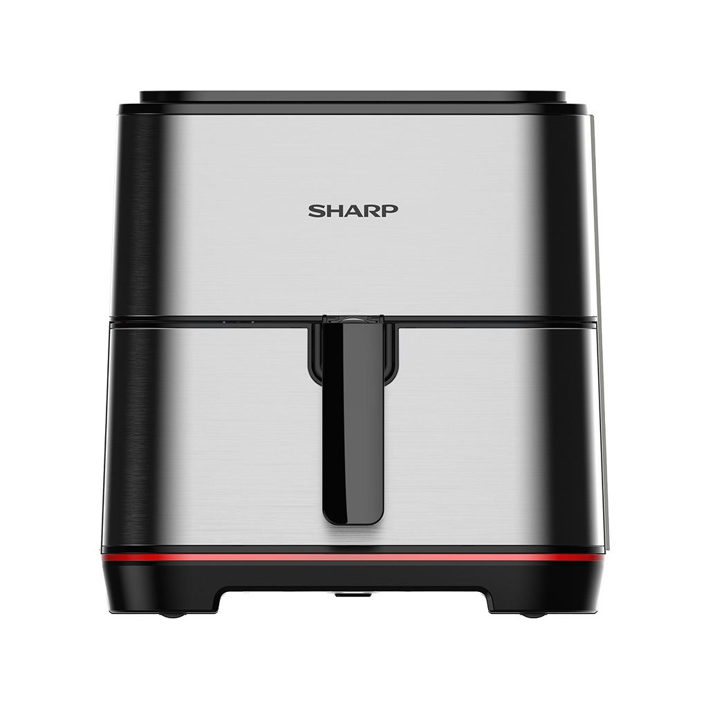 SHARP Air Fryer 1650 Watt 7 Liter Electronic Touch Screen Glass Panel Stainless KF-AF70RT-ES2