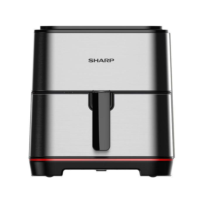 SHARP Air Fryer 1650 Watt 7 Liter Electronic Touch Screen Glass Panel Stainless KF-AF70RT-ES2