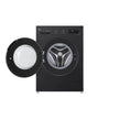 LG Digital Front Load Full Automatic Washing Machine With Inverter Technology, 8 kg, Black - F4Y2TYG6X