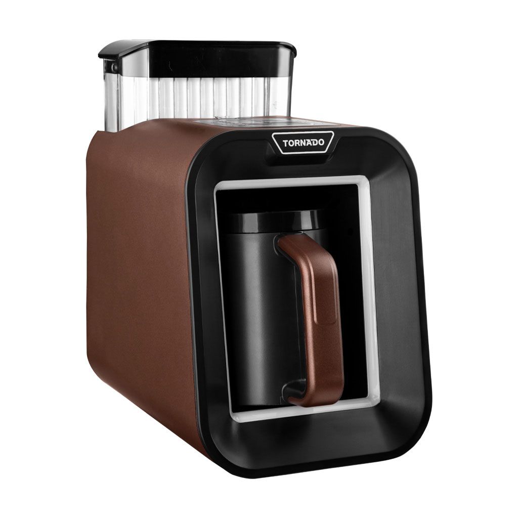TORNADO Automatic Turkish Coffee Maker 330ml Brown x Black Water Tank TCME-100S-PRO