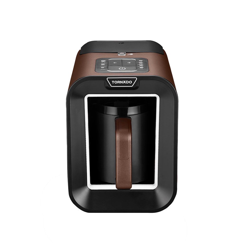 TORNADO Automatic Turkish Coffee Maker 330ml Brown x Black Water Tank TCME-100S-PRO