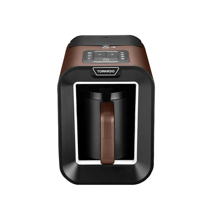 TORNADO Automatic Turkish Coffee Maker 330ml Brown x Black Water Tank TCME-100S-PRO