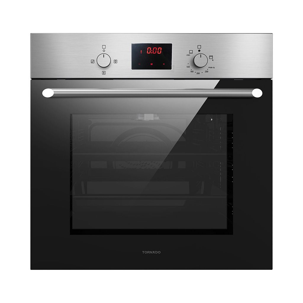TORNADO Built-In Oven Gas 60 x 60 cm - 67 Liter Stainless Steel GO-VT60CSU-S