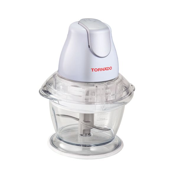 TORNADO Chopper 400 Watt 1 Liter Mince Meat Molokhia White CH-400M